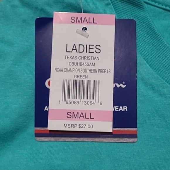 NWT WOMEN'S CHAMPION TCU LONGSLEEVE SHIRT - Picture 3 of 9